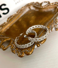 Load image into Gallery viewer, Silver Diamond Hoops