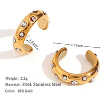 Load image into Gallery viewer, Gold Ear Cuffs