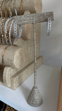 Load image into Gallery viewer, Silver Diamond Hoops