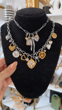 Load image into Gallery viewer, Two Toned Charm Necklace