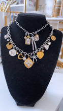 Load image into Gallery viewer, Two Toned Charm Necklace