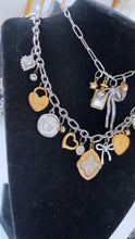 Load image into Gallery viewer, Two Toned Charm Necklace