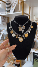 Load image into Gallery viewer, Two Toned Charm Necklace