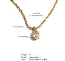 Load image into Gallery viewer, New Tear Drop Pendant Necklace
