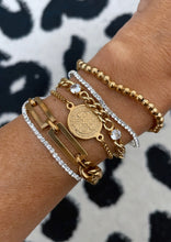 Load image into Gallery viewer, Gold Coin Bracelet Set
