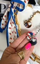 Load image into Gallery viewer, America Heart Toggle Charm Bracelet
