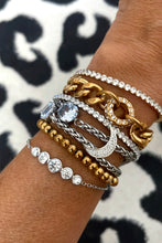 Load image into Gallery viewer, Layered Moon Bracelet
