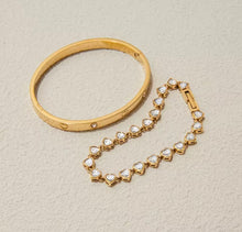 Load image into Gallery viewer, New Gold Diamond Tennis Bracelets
