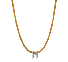 Load image into Gallery viewer, Initial Two Toned Necklace
