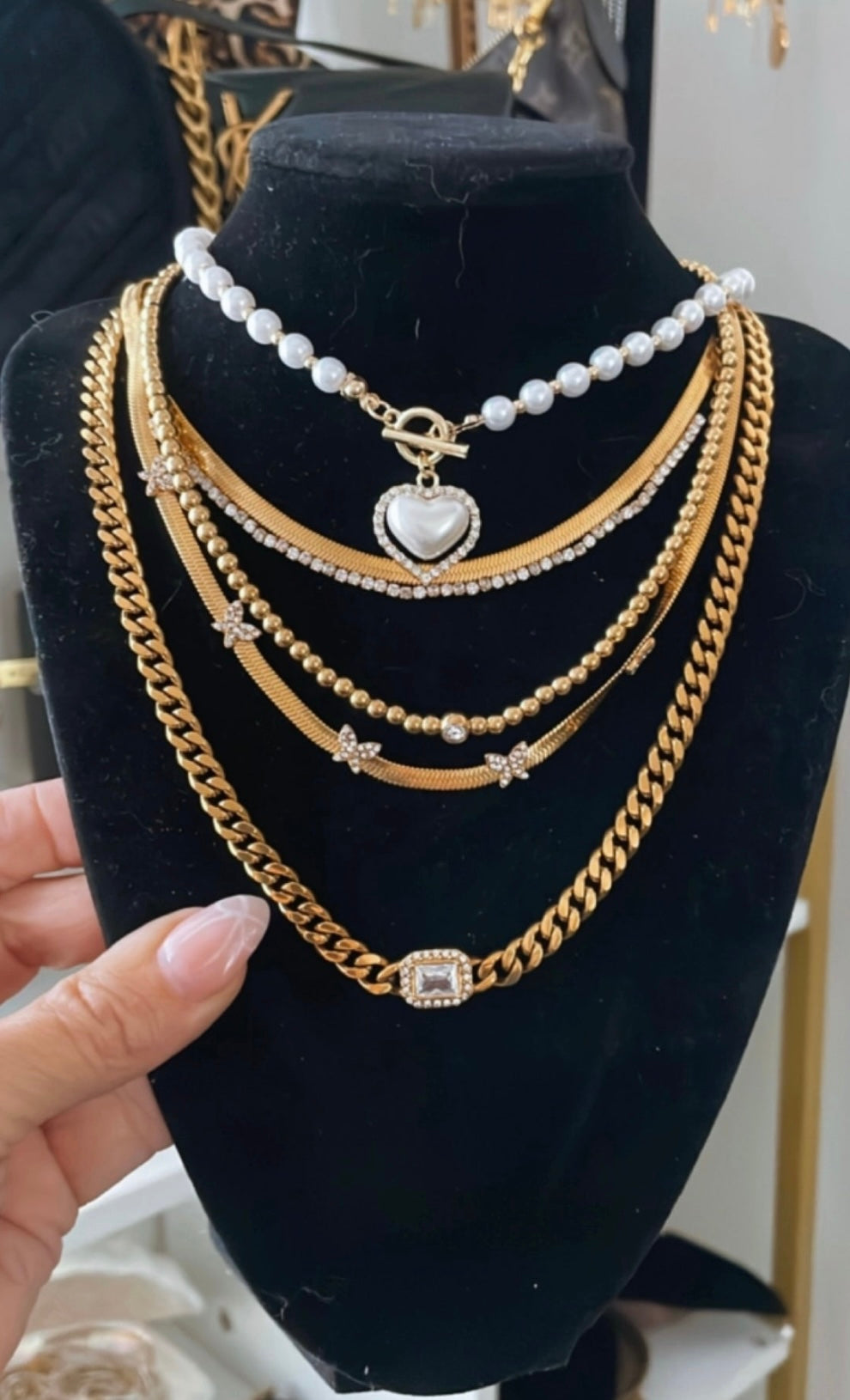 Deluxe Two Toned Specialty Necklces