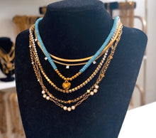 Load image into Gallery viewer, Turquoise Heart Necklace
