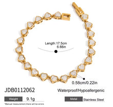 Load image into Gallery viewer, New Gold Diamond Tennis Bracelets
