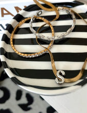 Load image into Gallery viewer, Initial Two Toned Necklace
