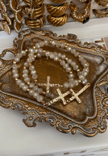 Load image into Gallery viewer, Cross Bead Bracelet
