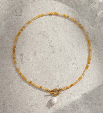Load image into Gallery viewer, Stone Toggle Necklace
