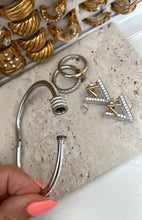 Load image into Gallery viewer, Twisted Diamond Bangle
