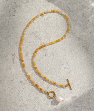 Load image into Gallery viewer, Stone Toggle Necklace
