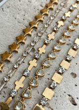 Load image into Gallery viewer, New Gold Diamond Tennis Bracelets
