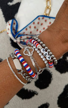 Load image into Gallery viewer, America Bracelet Set Silver
