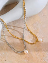 Load image into Gallery viewer, New Double Layer Pearl Necklace
