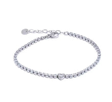 Load image into Gallery viewer, Heart Diamond Tennis Bracelet
