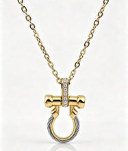 Load image into Gallery viewer, New Horseshoe Pendant Necklace
