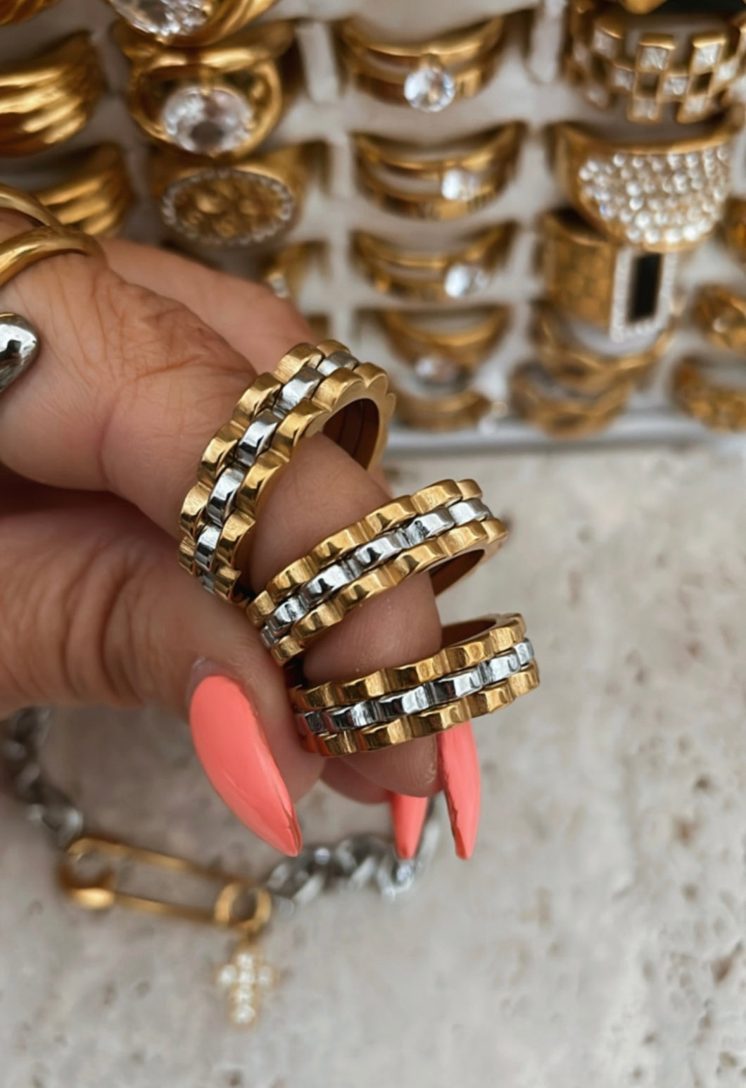 Watch Texture Ring