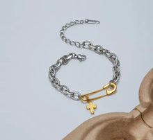 Load image into Gallery viewer, Safety Pin Bracelet
