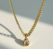 Load image into Gallery viewer, Classic Diamond Pendant Necklace
