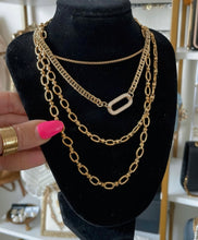 Load image into Gallery viewer, Oval Layering Necklace
