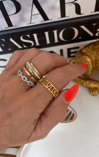 Load image into Gallery viewer, Hollow Roman Numeral Ring
