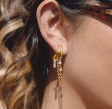 Load image into Gallery viewer, Chain Charm Earrings
