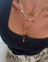 Load image into Gallery viewer, Diamond Charm Necklace Trio
