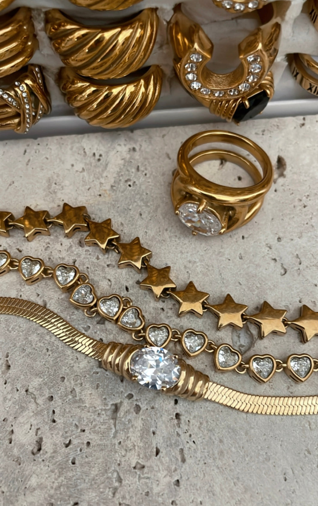 Diamond Herringbone Bracelet