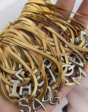 Load image into Gallery viewer, Initial Two Toned Necklace
