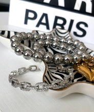 Load image into Gallery viewer, Diamond Link Bangle
