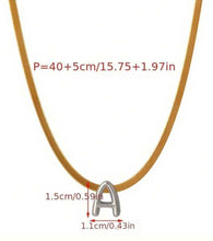 Load image into Gallery viewer, Initial Two Toned Necklace

