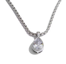 Load image into Gallery viewer, New Tear Drop Pendant Necklace
