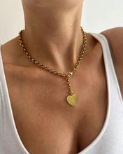 Load image into Gallery viewer, Textured Heart Necklace
