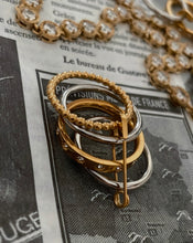 Load image into Gallery viewer, Paperclip Layered Ring
