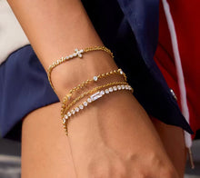 Load image into Gallery viewer, Diamond Cross Bracelet
