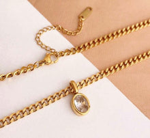 Load image into Gallery viewer, Classic Diamond Pendant Necklace
