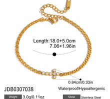 Load image into Gallery viewer, Diamond Cross Bracelet
