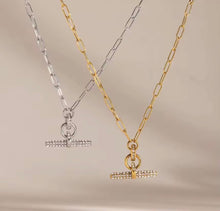 Load image into Gallery viewer, Diamond Bar Accent Necklace
