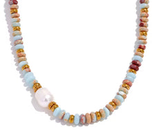 Load image into Gallery viewer, Turquoise Bead Necklace
