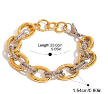 Load image into Gallery viewer, Chunky Textured Link Necklace
