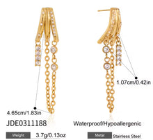 Load image into Gallery viewer, Chain Charm Earrings
