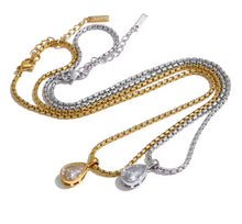 Load image into Gallery viewer, New Tear Drop Pendant Necklace
