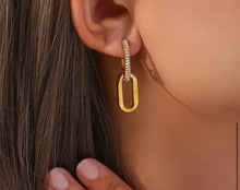 Load image into Gallery viewer, Double Link Earring
