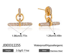 Load image into Gallery viewer, Diamond Bar Earrings
